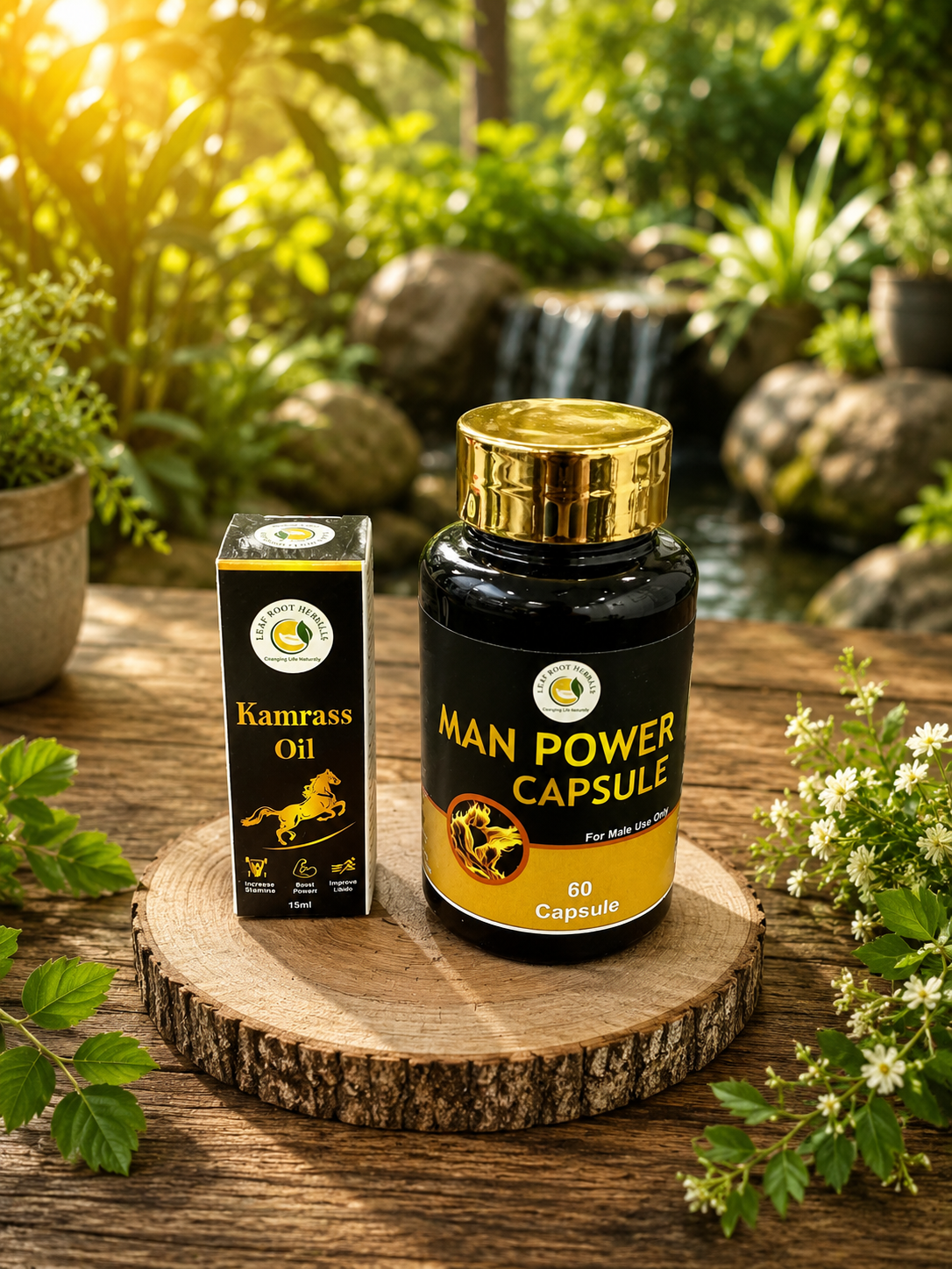 Man Power Capsules + Kamrass Oil Combo
